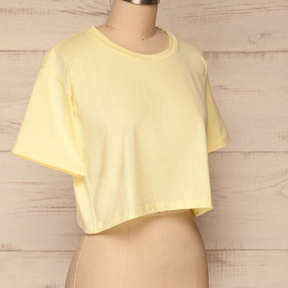 Bp Yellow Crop T-Shirt